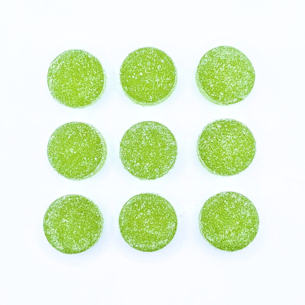 Chillin Gummies Edible ‘Flying’ 240mg THC (12pcs x 20mg) - Green Apple - Image 2