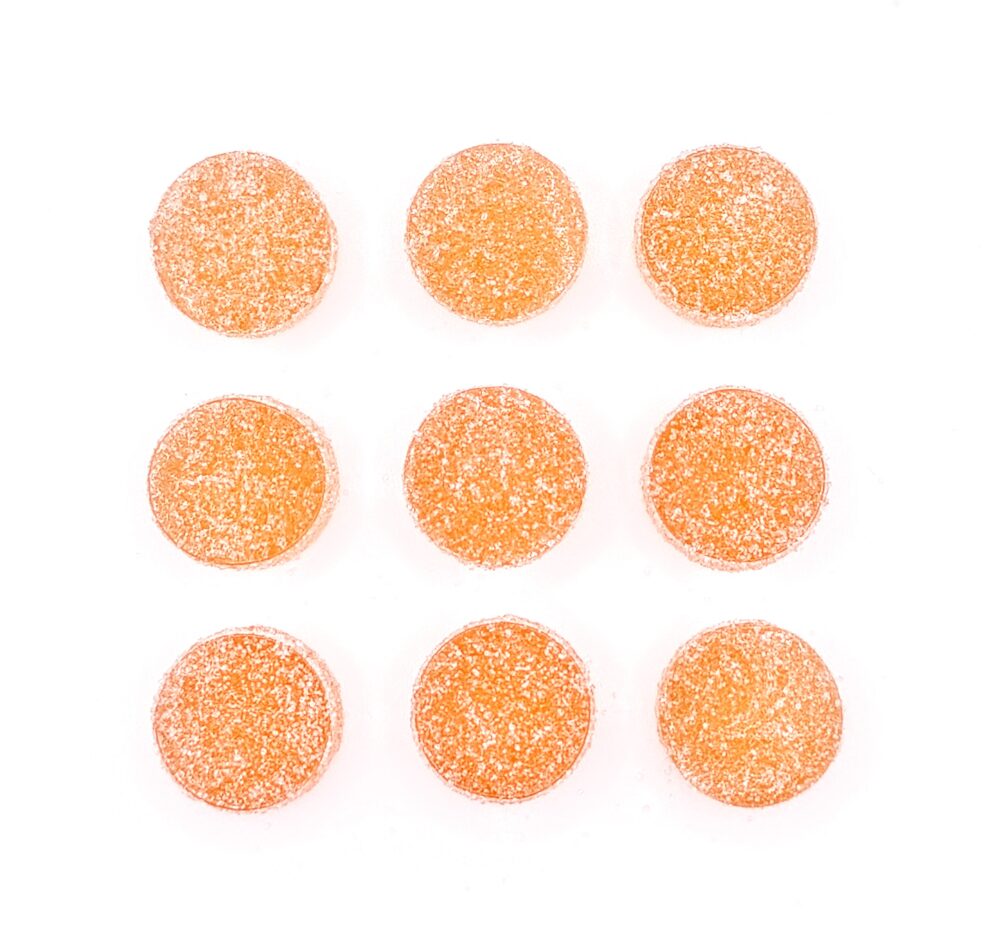 Chillin Gummies Edible ‘Flying’ 240mg THC (12pcs x 20mg) - Orange - Image 2