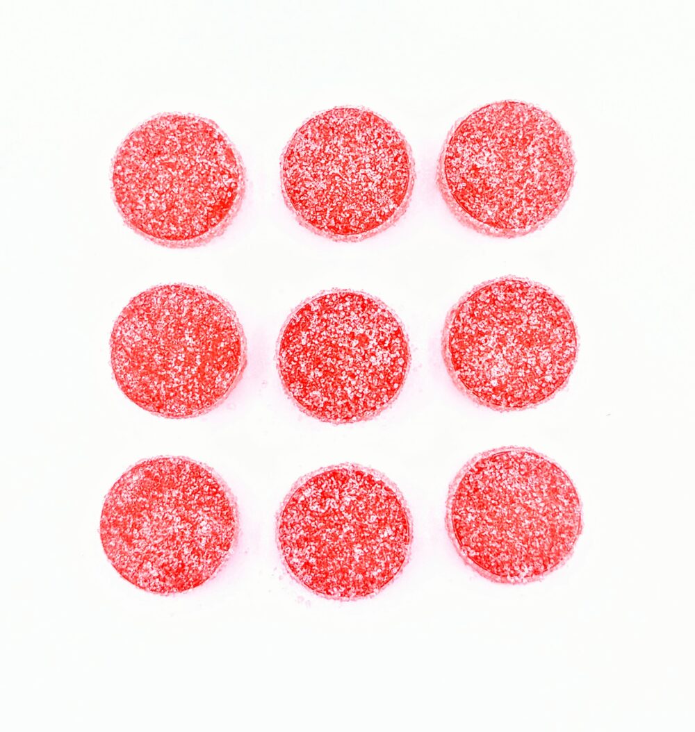 Chillin Gummies Edible ‘Flying’ 240mg THC (12pcs x 20mg) - Strawberry - Image 2